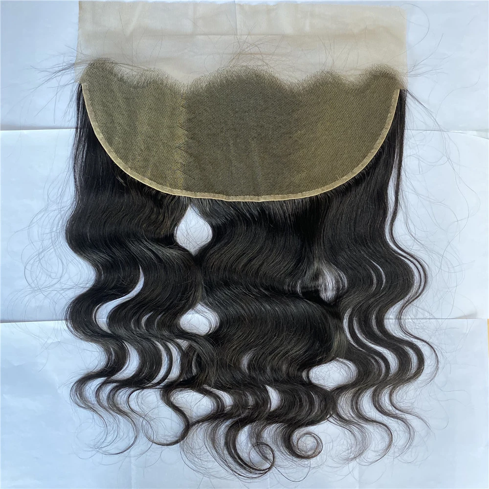 Wholesale Natural Virgin Human Hair 13*6 Swiss Lace Closure Frontal