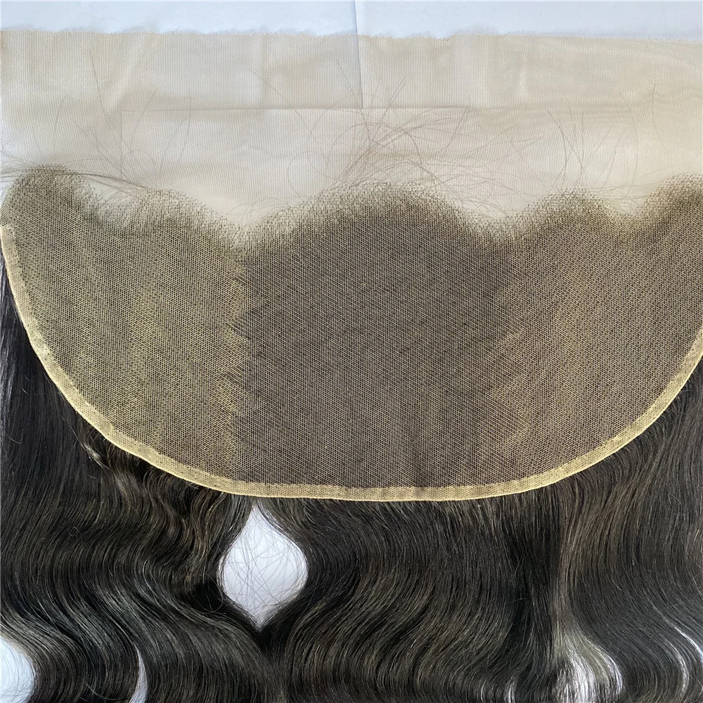 Wholesale Natural Virgin Human Hair 13*6 Swiss Lace Closure Frontal