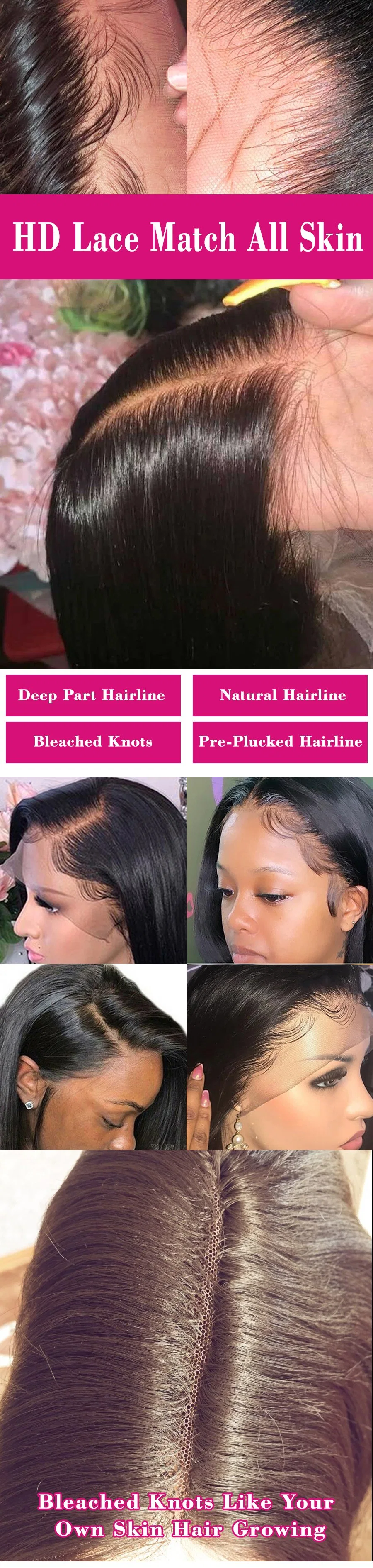 China Transparent HD Cheap Brazilian Virgin Hair Lace Wigs Wholesale Lace Front Wig Best Human Hair China Human Hair Full Lace Wigs for Black Women