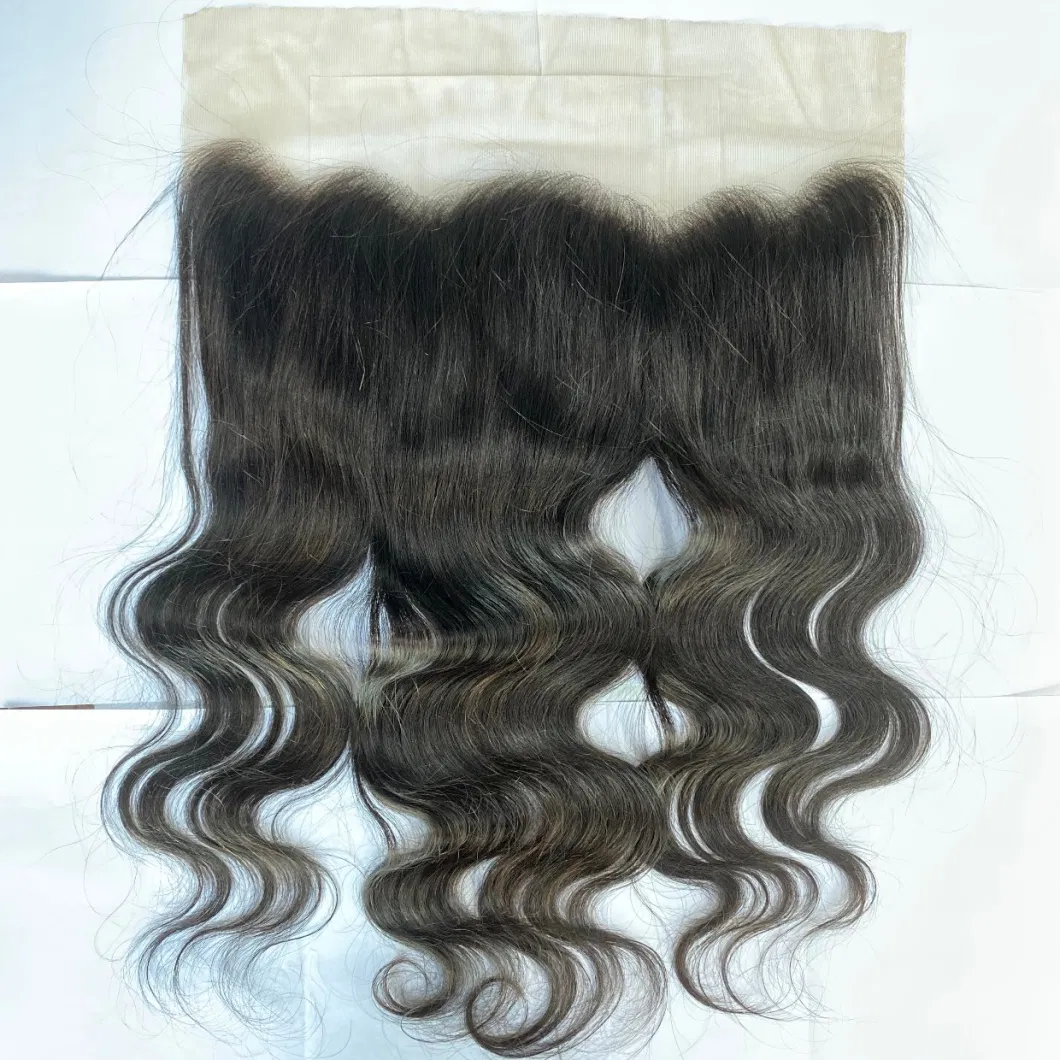 Wholesale Natural Virgin Human Hair 13*6 Swiss Lace Closure Frontal